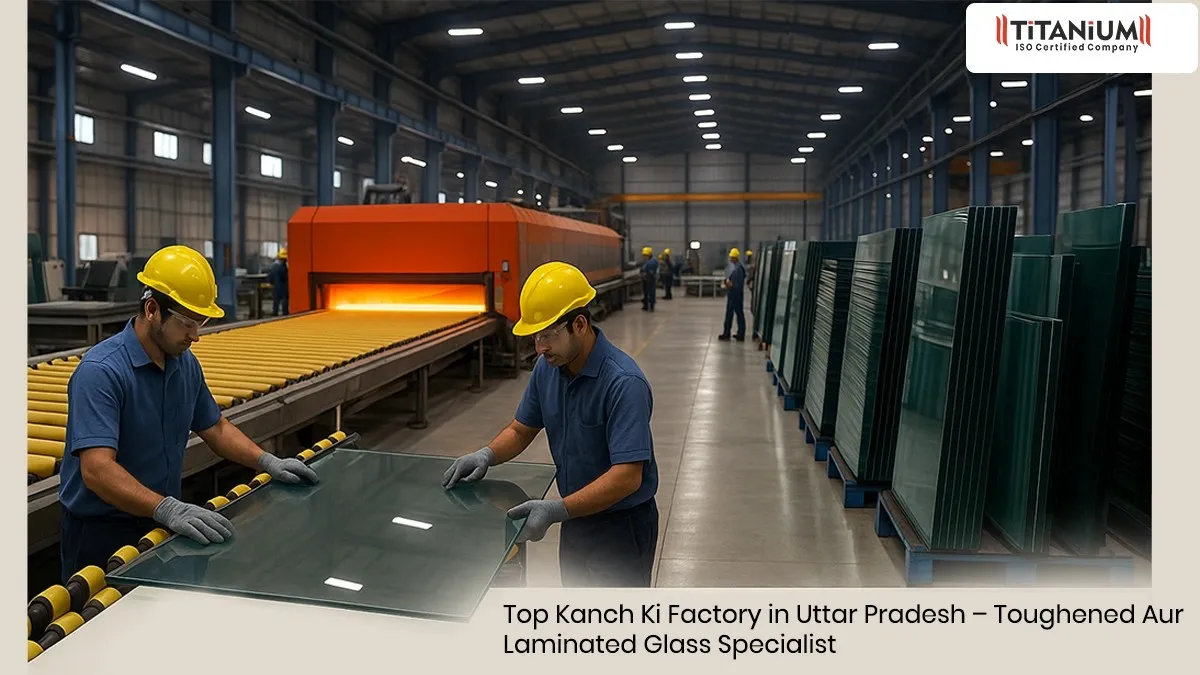 Top Kanch Ki Factory in Uttar Pradesh – Toughened Aur Laminated Glass Specialist - Titanium Glass Tech